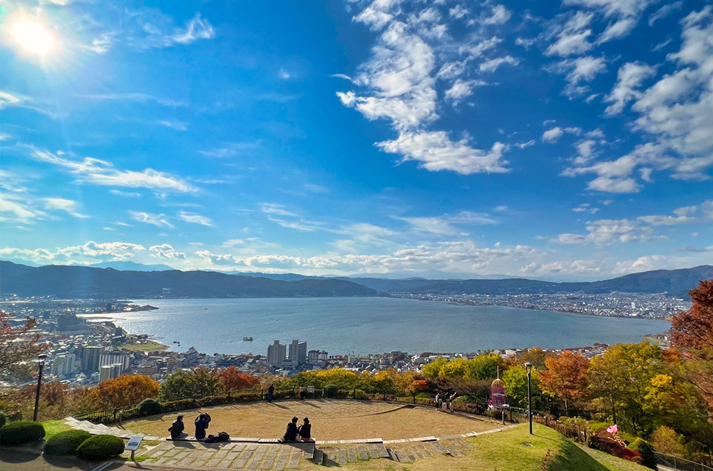 諏訪市 立石公園